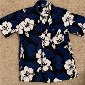 Hawaiian bottom down shirt for kids